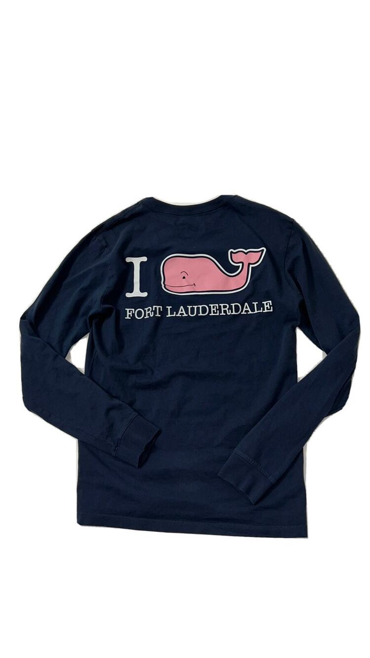 VINEYARD VINES WOMEN SIZE XS BLUE LONG SLEEVE T-SHIRT